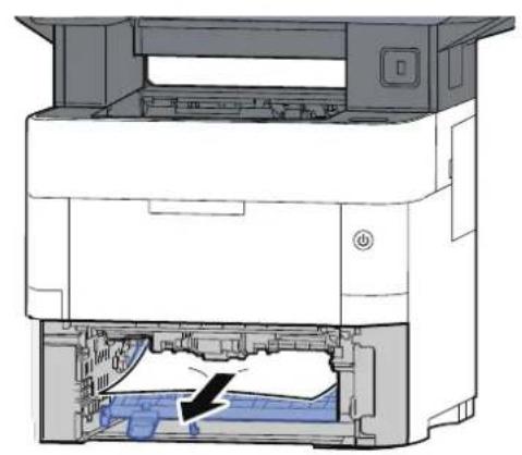 OLIVETTI dCopia 4523MFplus - Retirer tout papier coince dans l'unité recto verso - 4