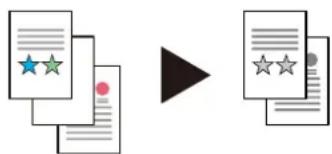 OLIVETTI dCopia 4523MFplus - Sauter les pages blanches lors de l'impression (Sauter page blanche) - 1