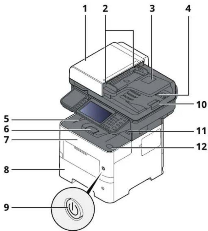 OLIVETTI dCopia 4523MFplus - Extérieur de la machine - 1
