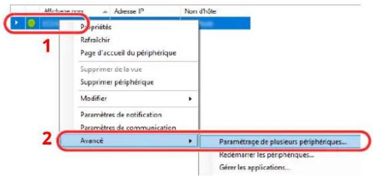 OLIVETTI dCopia 4523MFplus - Inscription des données du carnet d'adresses sur la machine - 1