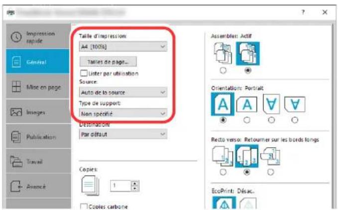 OLIVETTI dCopia 4523MFplus - Impression sur du papier au format non standard (page 4-7) - 1