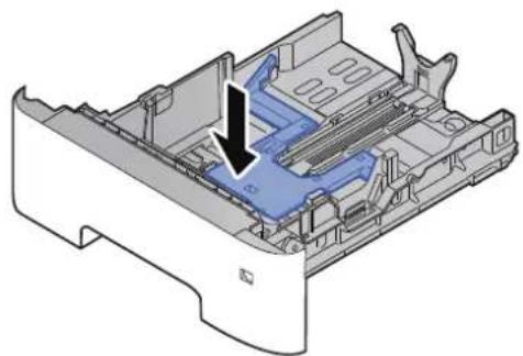 OLIVETTI dCopia 4523MFplus - Appuyer sur la plaque inférieure jusqu'au verrouillage. (d-COPIA 4523MF plus/ d-COPIA 4524MF plus uniquement) - 1