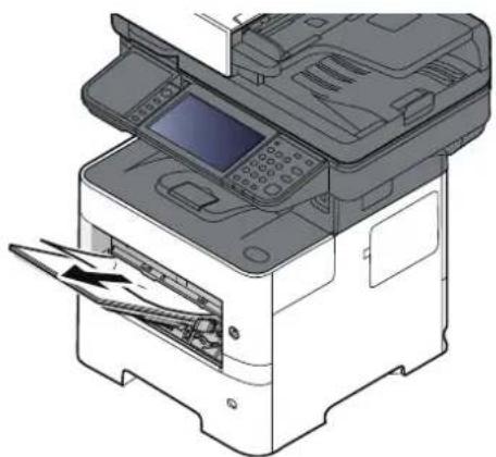 OLIVETTI dCopia 4523MFplus - Retirer tout papier coincide dans le bac MF - 1
