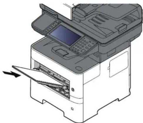 OLIVETTI dCopia 4523MFplus - Retirer tout papier coincide dans le bac MF - 4