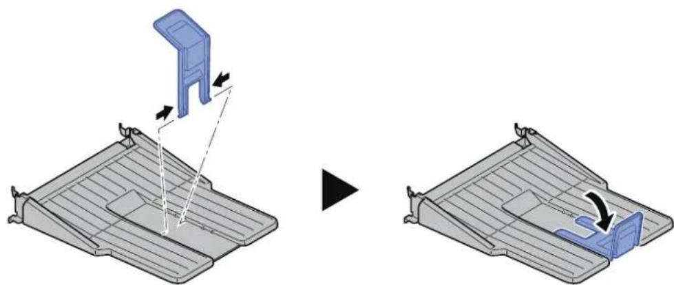 OLIVETTI dCopia 4523MFplus - Installation du plateau arrête - 1