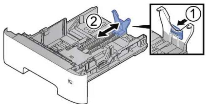 OLIVETTI dCopia 4523MFplus - Régler le format du magasin. - 2