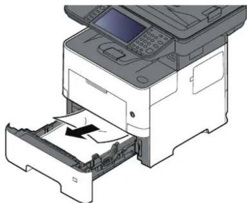 OLIVETTI dCopia 4523MFplus - Retirer tout papier coince dans les magasins 1 à 5 - 3