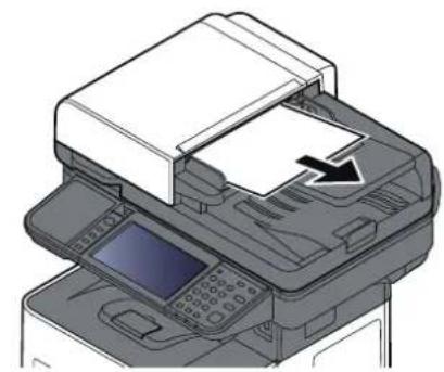 OLIVETTI dCopia 4523MFplus - Retirer tout papier coince dans le chargeur de documents d-COPIA 5524MF - 1