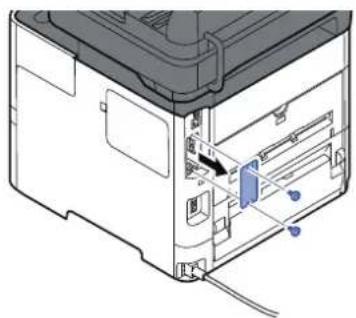 OLIVETTI dCopia 4523MFplus - Installer et formater la carte mémoire SD/SDHC - 2