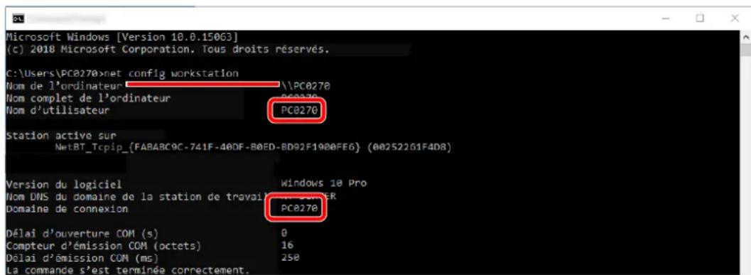 OLIVETTI dCopia 4523MFplus - Vérifier le nom de Domaine et le nom d'utilisateur. - 1