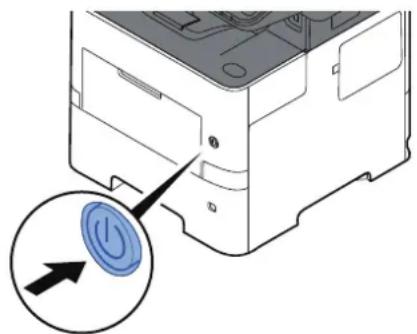 OLIVETTI dCopia 4523MFplus - Mettre la machine hors tension. - 1