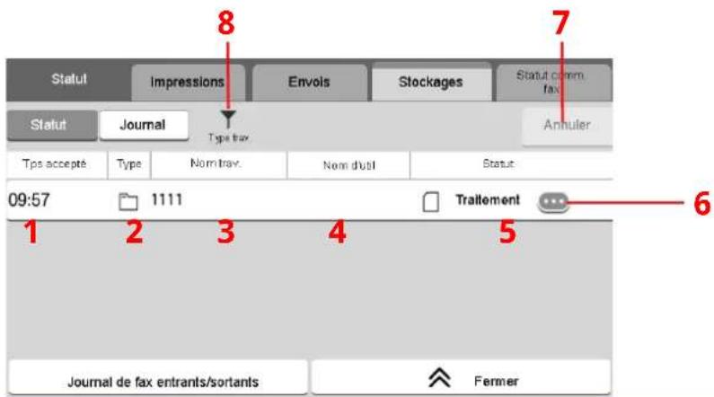 OLIVETTI dCopia 4523MFplus - Écran Stockages - 1