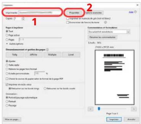 OLIVETTI dCopia 4523MFplus - Configurer les paramètres. - 1