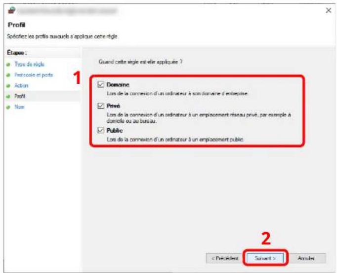 OLIVETTI dCopia 4523MFplus - Sélectionner [Port]. - 4