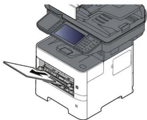 OLIVETTI dCopia 4523MFplus - Retirer tout papier coincide dans le bac MF - 2