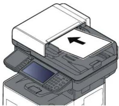 OLIVETTI dCopia 4523MFplus - Mettre en place les originaux. - 1