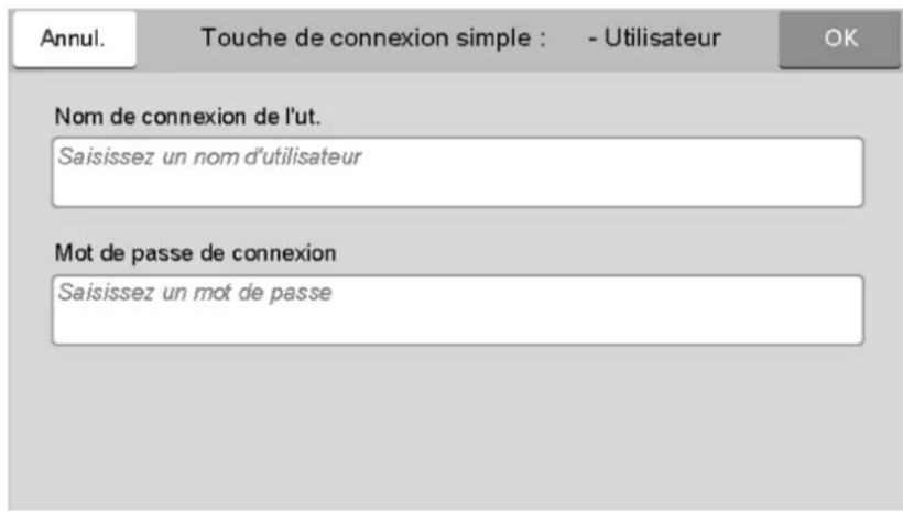 OLIVETTI dCopia 4523MFplus - Spécification de l'utilisateur à partir des utilisateurs réseau - 1