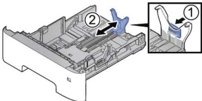 OLIVETTI dCopia 4523MFplus - Régler le format du magasin. - 2
