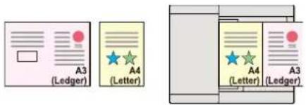 OLIVETTI dCopia 4523MFplus - Numériser des originaux de formats différents en une seule fois (Originaux mixtes) - 1