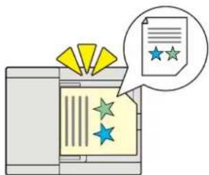 OLIVETTI dCopia 4523MFplus - Détector un coin plié sur l'original (Détection d'un coin plié sur l'original) - 1