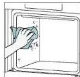 CANDY CA6 NP5B3YTW - INTerno DEL FORNO: funzioni di pulizia - 3