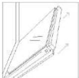CANDY CA6 NP5B3YTW - UTENFOR OVEN: fjernig og renjering av glassderen - 4