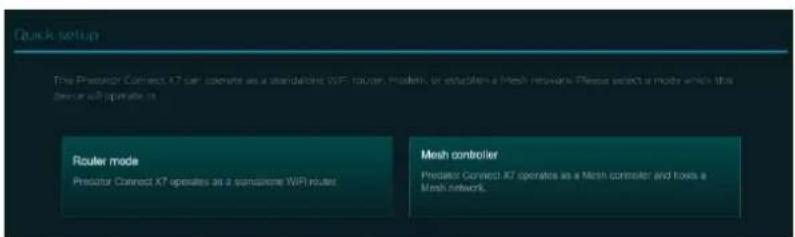 ACER Predator Connect X7 - Configuration rapide - 1
