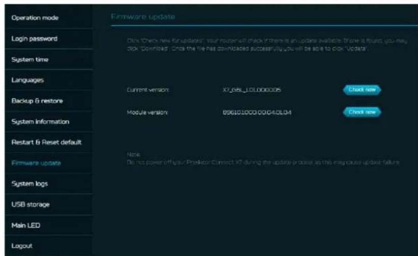 ACER Predator Connect X7 - Mise à jour du firmware - 1