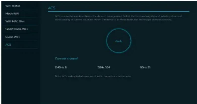 ACER Predator Connect X7 - ACS (SeLECTION Automatique de Canal) - 1