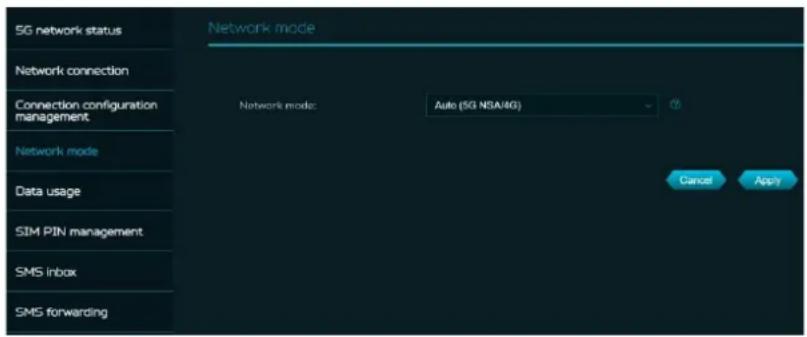 ACER Predator Connect X7 - Mode reseau - 1