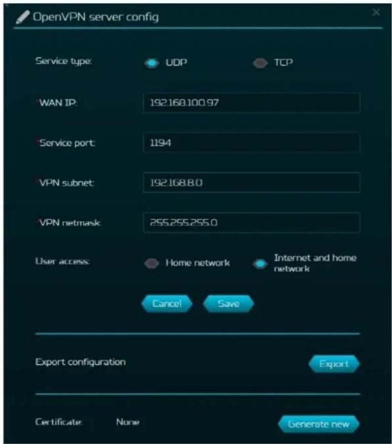 ACER Predator Connect X7 - OpenVPN - 2