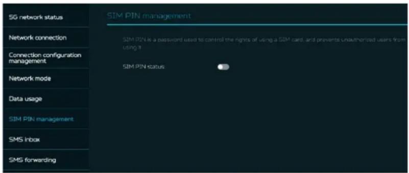 ACER Predator Connect X7 - Gestion du code PIN de la SIM - 1