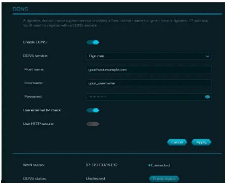 ACER Predator Connect X7 - DDNS - 1