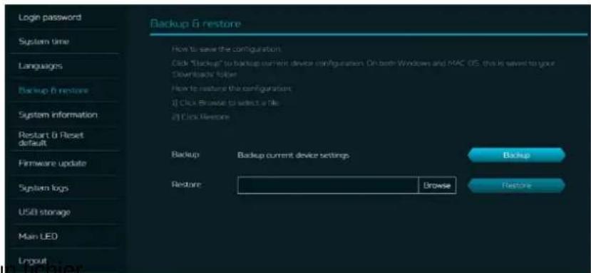 ACER Predator Connect X7 - Sauvegarde et restauration - 1