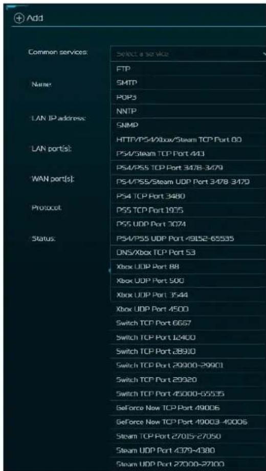 ACER Predator Connect X7 - Direction de port - 2