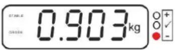 Kern BFB 600K1AM - Weighing with tolerance range - 1