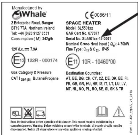 Whale Heat Air SL5512 - Entsorgung - 1