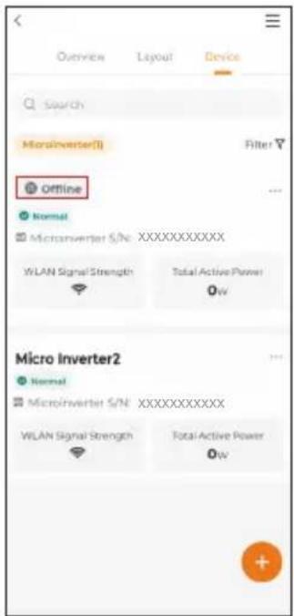 Sungrow SSS1600S - Check Microinverter Status - 1