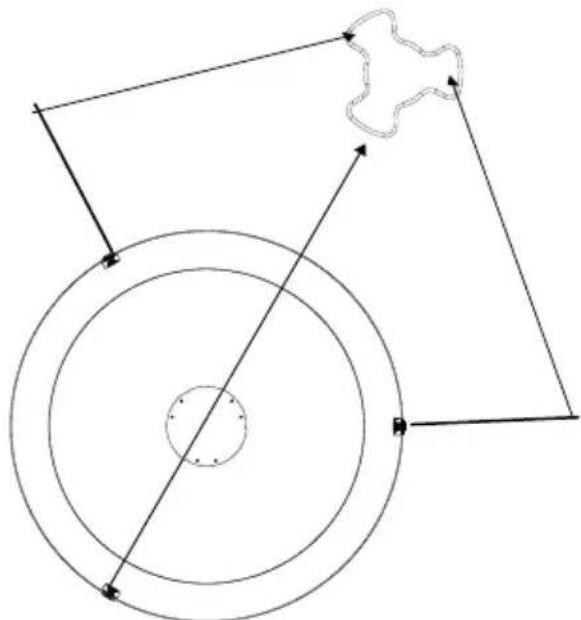 HOOVER HMG440C3H - Aseta akseli paikoilleen kuvan osoittamalla tavalla. - 1