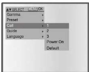 Elmo TT02 - ■ Appel des réglages - 1