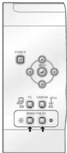 Elmo TT02 - Adjusting the brightness - 1