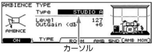 AMBIENCE TYPE TYPE STUDIO A Level 127 OutGain