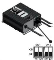 Ghibli & Wirbel HS R 110 - Table de configuration dipswitches 2 (fig.13b) pour chargeur "SPE CBHD1 24V. - 13A JAPAN" (avec 2 batteries de 12V) - 1