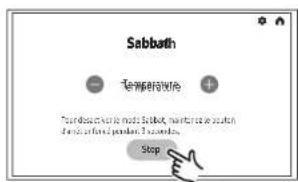 SAMSUNG NSI6DG9900SR - Pour activer la fonction Sabbat - 4
