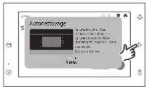 SAMSUNG NSI6DG9900SR - Procédure d'exécution d'un cycle d'auto-nettoyage - 4