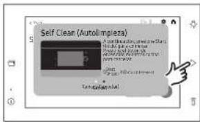 SAMSUNG NSI6DG9900SR - Cómo ejecutar un ciclo de autolimpieza - 4