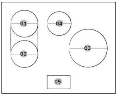 SAMSUNG NSI6DG9900SR - Emplacement des éléments et des commandes de cuisson à induction - 1