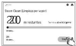 SAMSUNG NSI6DG9900SR - Cómo configurar el horno para una limpieza a vapor - 4