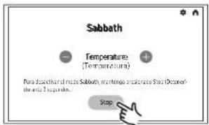 SAMSUNG NSI6DG9900SR - Para activar la función Sabbat - 5
