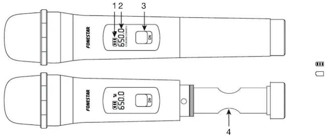 FoneStar MALIBU310 - MICROFONE DE MÃO - 1